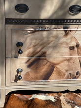 Load image into Gallery viewer, Wild Horses Upcycled Chest of Drawers
